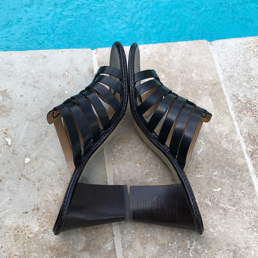 Joan & David Circa black sandals. EUC.